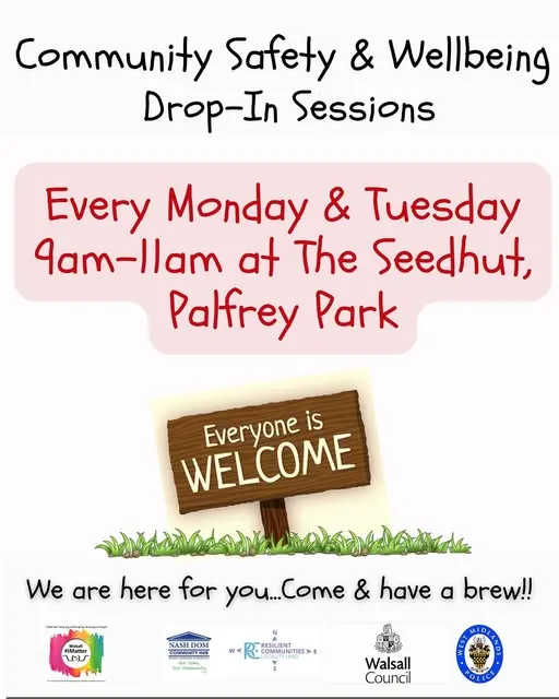 Community Safety and Wellbeing drop-in flyer